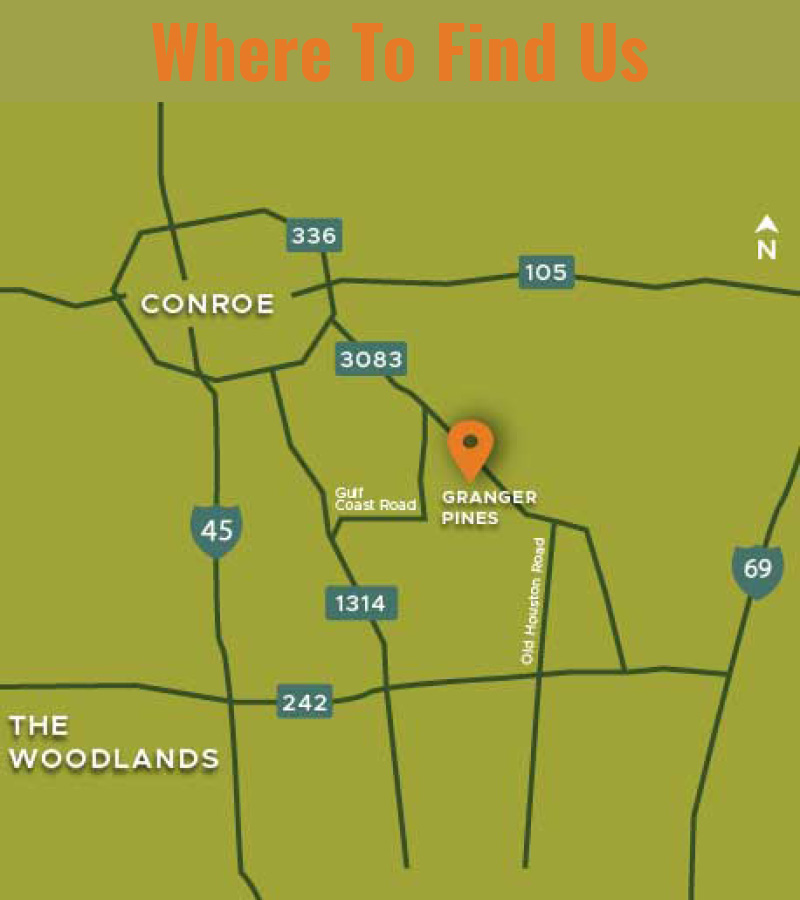 Granger Pines Location Map